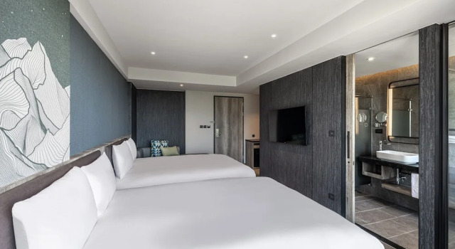 Семейный номер Classic с видом на океан The Moment Hotel Hualien by Lakeshore