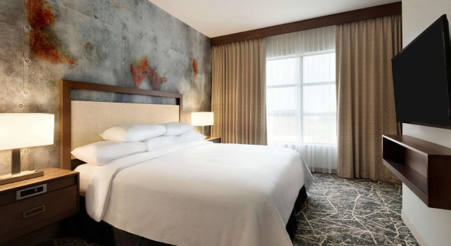 Двухместный люкс Hearing Accessible с 2 комнатами Embassy Suites by Hilton San Antonio Brooks Hotel & Spa