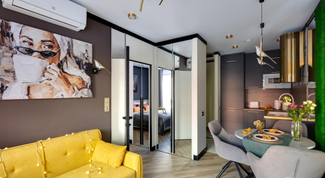 Home24 on 2 Nagatinsky passage 2/3, Book Lejlighed Hoteller i UAO Area med parkering, Parkering