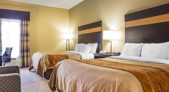 Четырёхместный номер Standard Comfort Inn & Suites at Stone Mountain