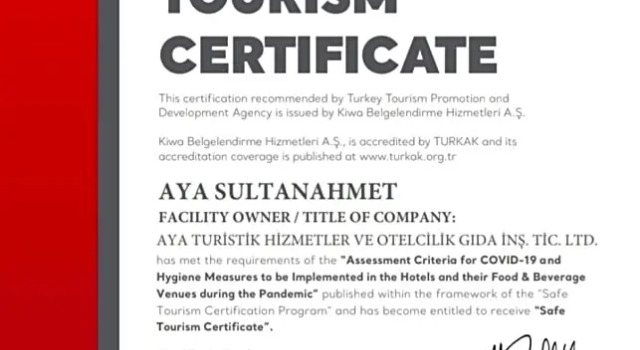 Номер Standard Aya Sultanahmet Hotel