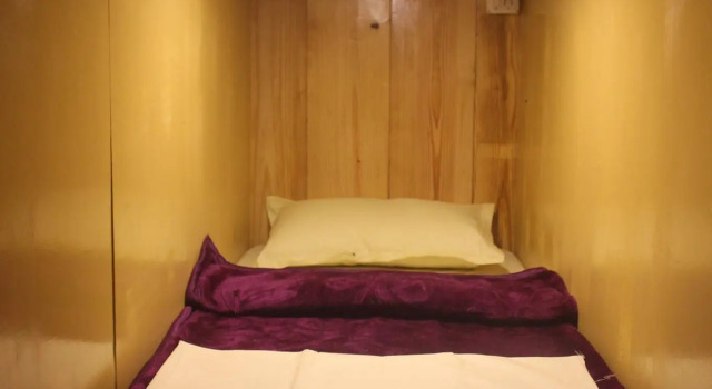 Кровать в общем номере The Lost Tribe Hostel