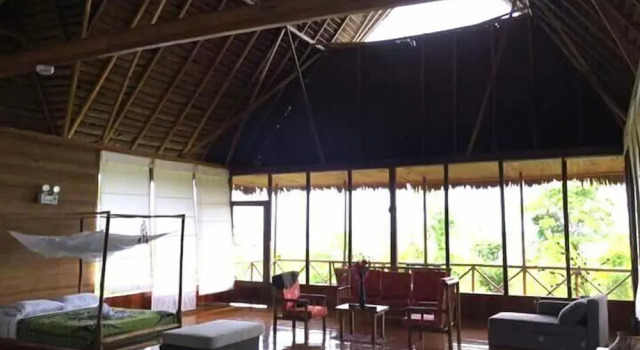 Четырёхместное бунгало с видом на сад Lakshmi Ecolodge and Holistic Spa