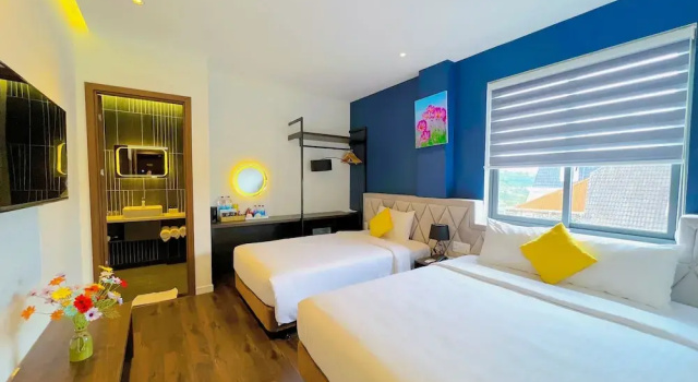 Трёхместный номер Deluxe с видом на город Stillus Boutique Hotel Dalat