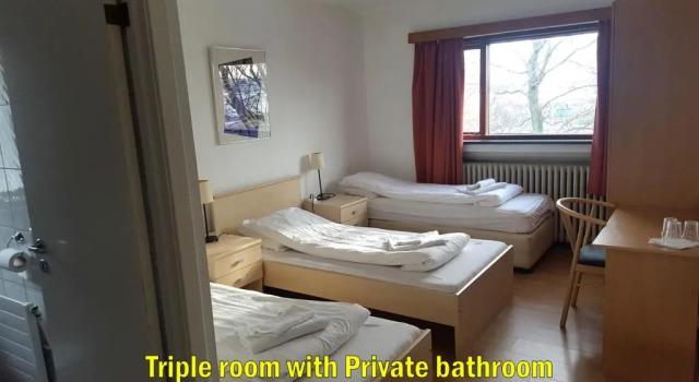 Трёхместный номер Standard с красивым видом из окна Travel Inn