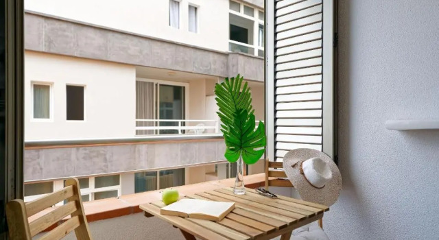 Апартаменты c 1 комнатой с частичным видом на море Apartamentos Maype Canteras