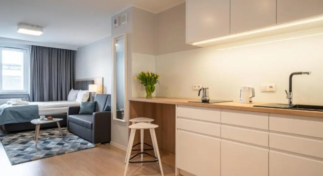 Студия Q19 Apartments Rynek