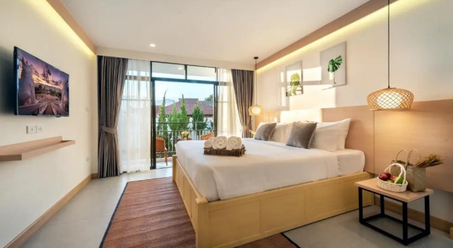 Двухместный номер Deluxe Ai Pai Hotel - 50m to Pai Walking Street & Night Market