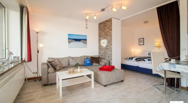 Апартаменты Haus Elbe Döse Wohnung 9