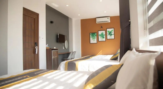 Семейный номер Standard с балконом BaKa Hotel - Khách sạn Tuy Hòa