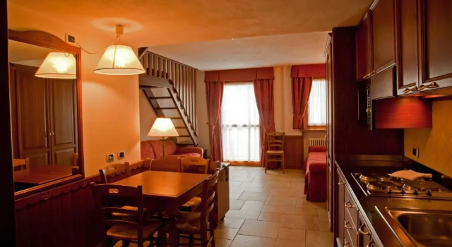Люкс c 1 комнатой с балконом Residence Le Grand Chalet