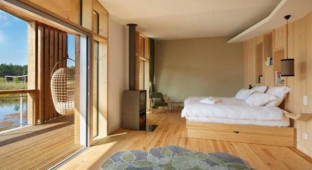 Номер Deluxe Les Échasses Golf & Surf Eco Lodge