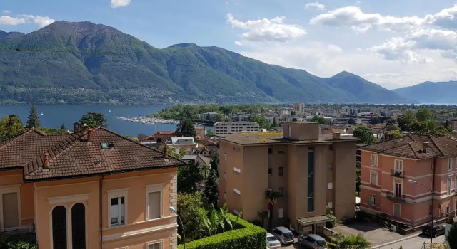 Апартаменты с видом на озеро Ferienwohnung Montana Lago