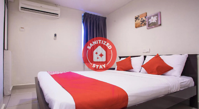 Кровать в общем номере OYO 43961 KK Hotel Kajang