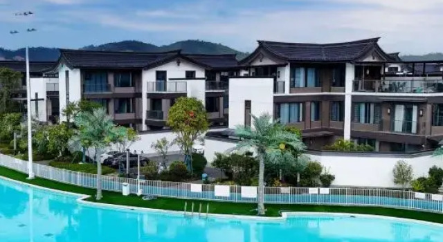 qingyuan jihuayuan aishang dujia bieshu, Book Hotel Hoteller i Qingyuan med pool, Swimmingpool