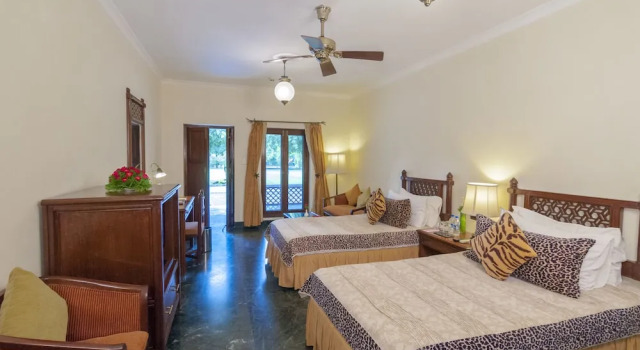 Одноместный номер Deluxe с видом на сад The Maharajas Lodge, Ranthambore