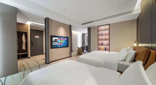 Standardowy dwuosobowy rodzinny pokój z widokiem na miasto Pilot Hotel
