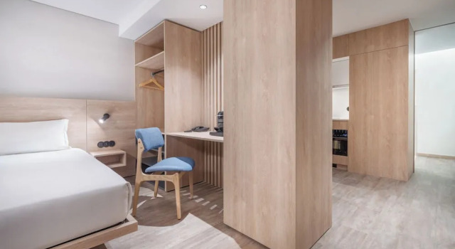 Двухместные апартаменты с балконом и с видом на город Moov Apartments Boavista