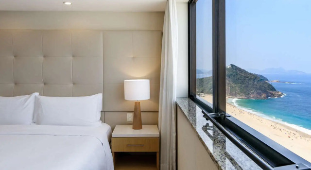 Двухместный люкс Executive c 1 комнатой oceanfront Hilton Copacabana Rio de Janeiro