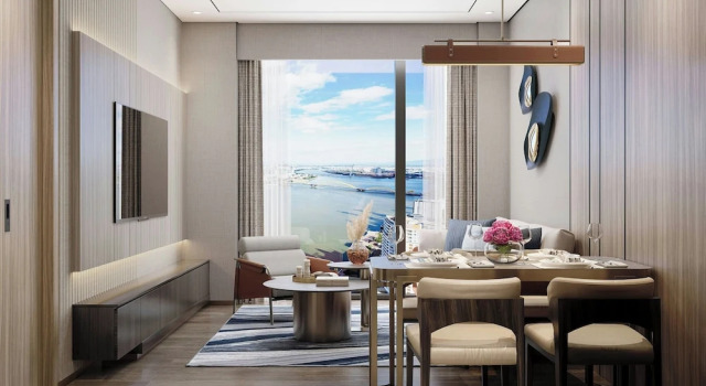 Апартаменты c 1 комнатой с видом на город Marriott Executive Apartments Danang, Han River