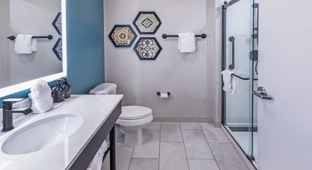 Standard Doppel Zimmer mit Seeblick Hotel Indigo Spring - Woodlands Area by IHG