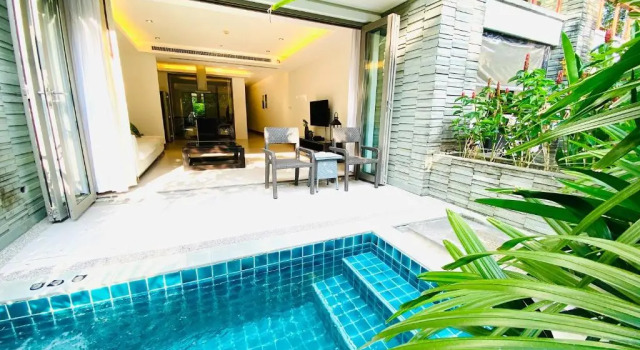 Апартаменты Beachfront 2br Home With Private Plunge Pool on Stunning Naithon Beach 3