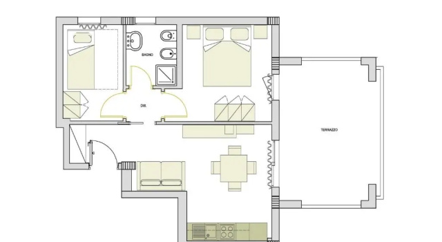 Апартаменты с 2 комнатами Alma di Alghero Apartments