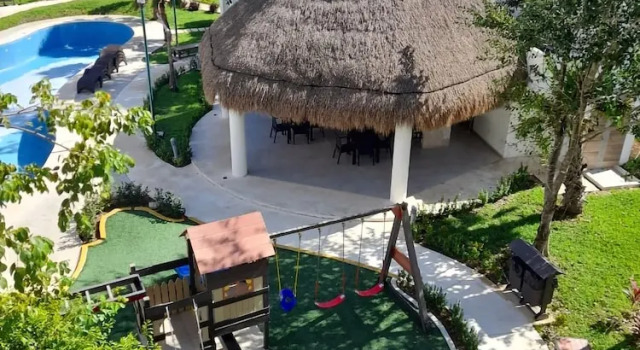 Апартаменты с 2 комнатами с балконом и с видом на сад Beautiful Apartment Hoestel Punta Estrella!