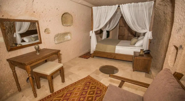 Двухместный номер Deluxe Helike Cave Suites