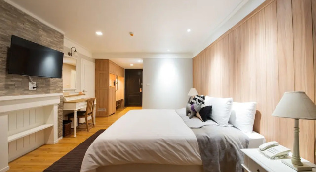 Номер Deluxe с балконом и с видом на сад DoiTung Lodge