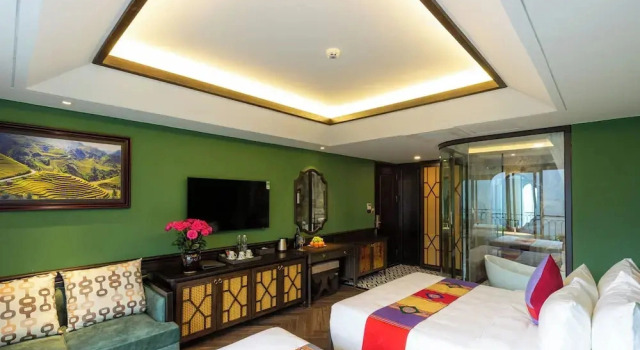 Одноместный номер Deluxe с видом на горы Fansipan View Hotel