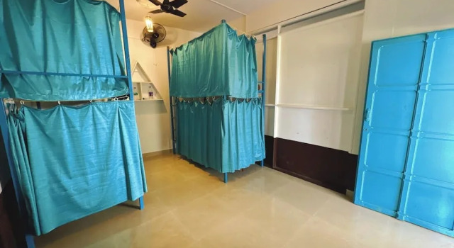 Кровать в общем номере Soul Hostel