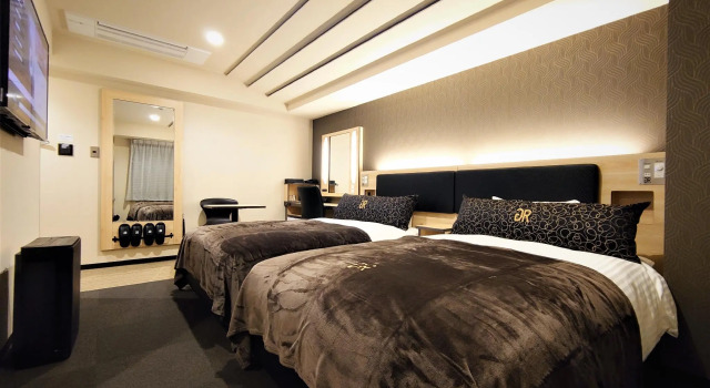 Двухместный номер Standard Green Rich Hotel Matsue Station Across - Artificial hot spring Futamata Yunohana