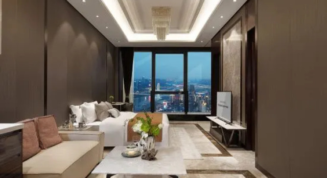 Семейный люкс с красивым видом из окна Mountwell Executive Suites (Jiefangbei Hongyadong)