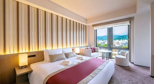 Двухместный люкс The Gate Hotel Kyoto Takasegawa by Hulic