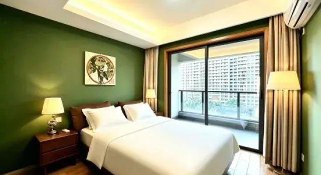 Люкс Дуплекс с 2 комнатами с балконом SKY Jumbo Seaview Homestay (Beihai Yintan Tourism Resort)