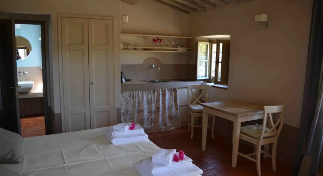 Студия с видом на окрестности Le Moraiole Country House
