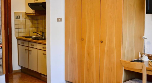 Студия с балконом Appartements Residence Ganthaler