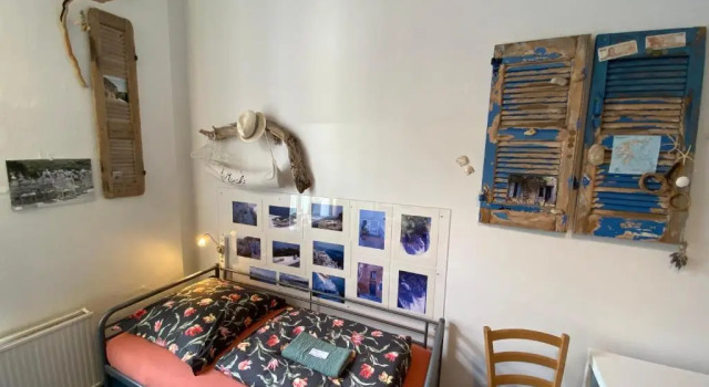 Кровать в общем номере Kiez Hostel Berlin