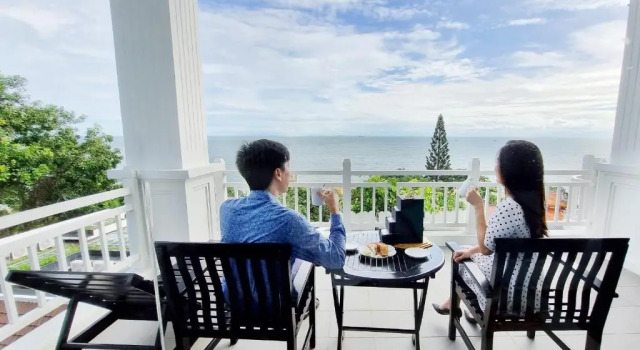 Двухместный номер Deluxe с балконом и с видом на море SV Boutique Resort