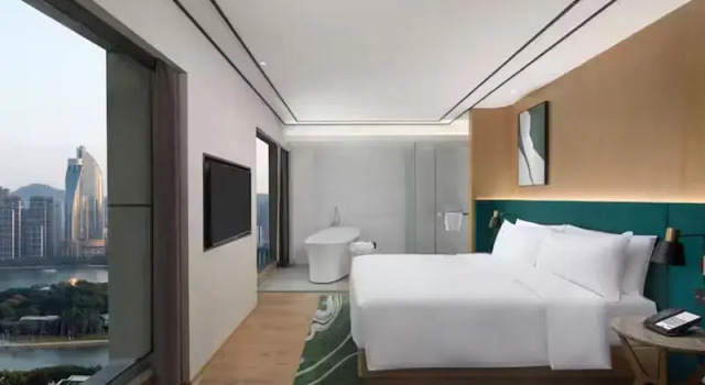 Люкс Deluxe Hilton Garden Inn Xiamen Bailuzhou Park