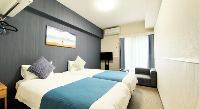 Двухместный номер Standard с видом на реку Randor Hotel Fukuoka