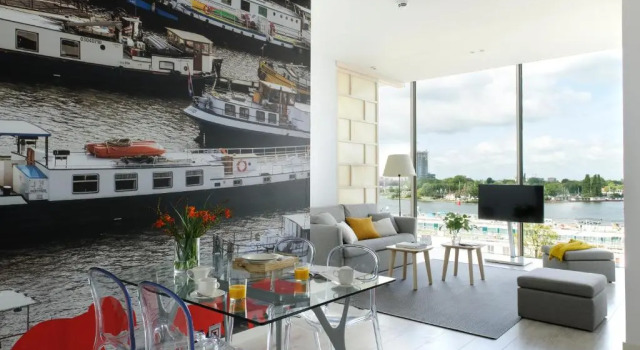 Апартаменты с 3 комнатами с видом на реку Eric Vökel Boutique Apartments - Amsterdam Suites