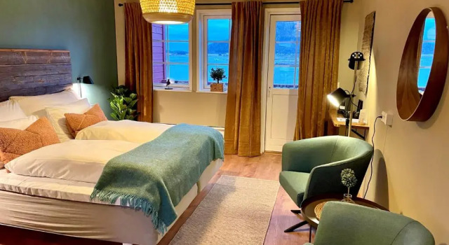 Номер Standard с видом на море Hustadvika Guesthouse