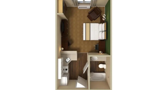 Двухместная студия Extended Stay America Suites - Chicago - Schaumburg - I-90