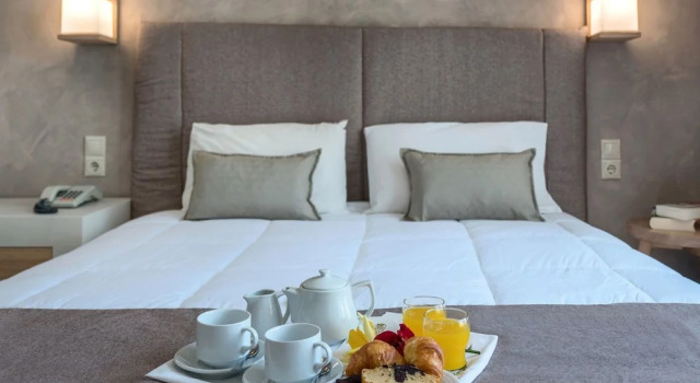Двухместный номер Standard с балконом и с видом на сад Nefeli Hotel