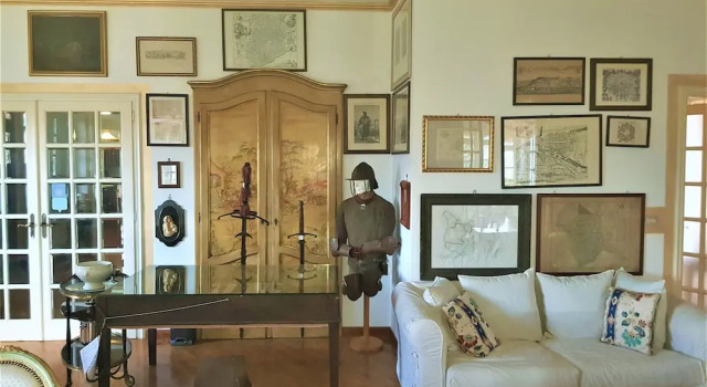 Standard Yhden hengen huone parvekkeella näkymä sisäpihalle Villa Maria Sole