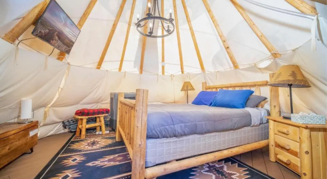 OK RV Park Glamping Tipi OK54, Prenota Campeggio Moab 