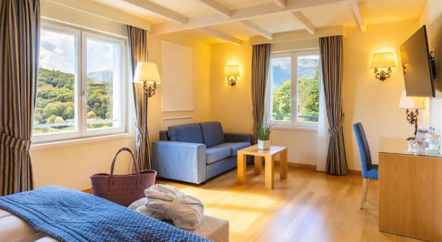 Двухместный номер Standard с видом на сад Kurhaus Cademario Hotel & SPA