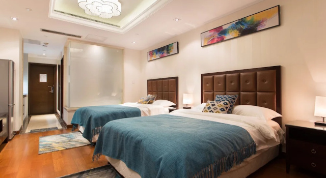 Двухместный номер Standard Qingdao Jinshan We Holiday Apt Wusi